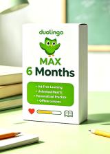 vip-urcdkeys.com, Super Duolingo MAX 6 Months Subscription