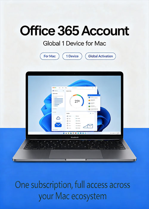 vip-urcdkeys, MS Office365 Account Global 1 Device For MAC