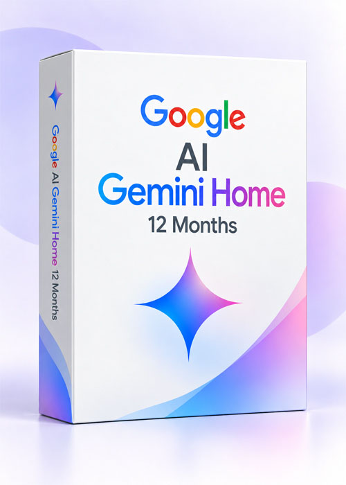 vip-urcdkeys, Google AI Gemini Home 12 Months (Family Share)