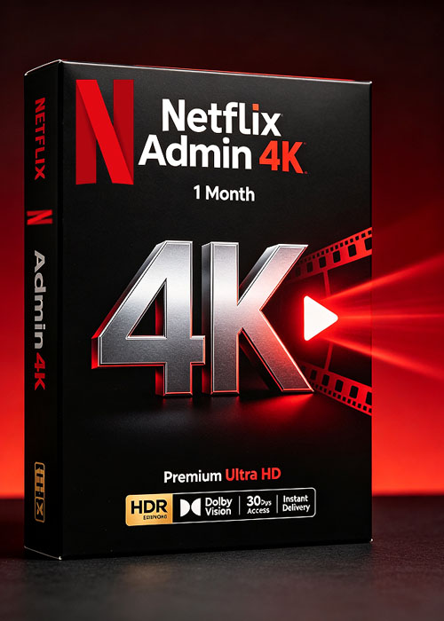 vip-urcdkeys, Netflix Admin 4K 1Month