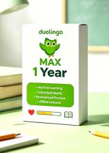 vip-urcdkeys.com, Super Duolingo MAX 1 Year Subscription